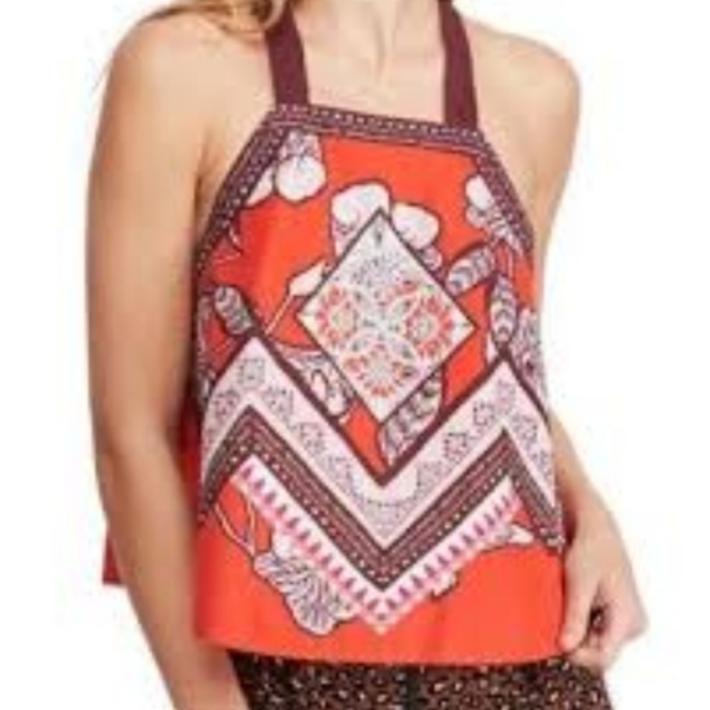 Free People Cool Cabana embroidered top
